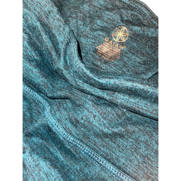 GAIAM emeral green w sheer panel Leggings XS - Picture 5 of 5